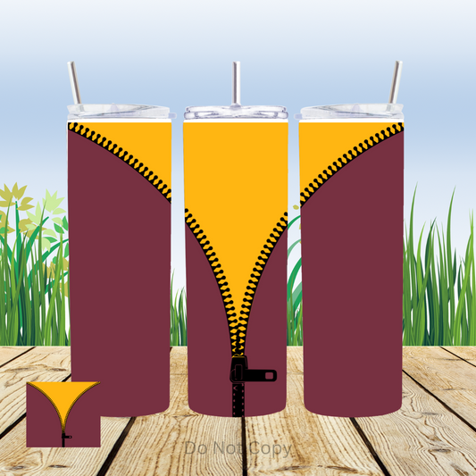 Zipper 20oz Tumbler Sublimation Transfer ONLY - This is NOT a Tumbler