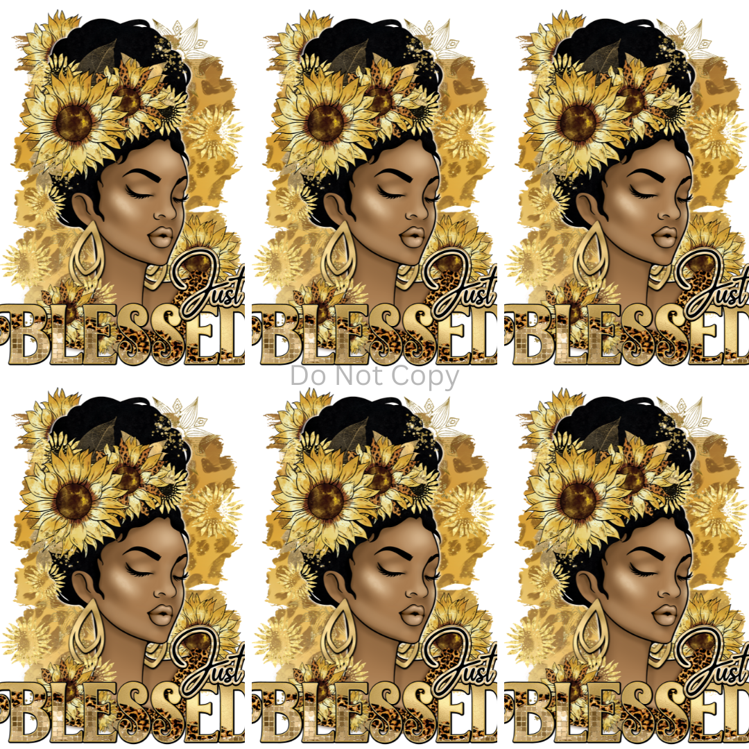 Just Blessed Pocket Sublimation Transfer