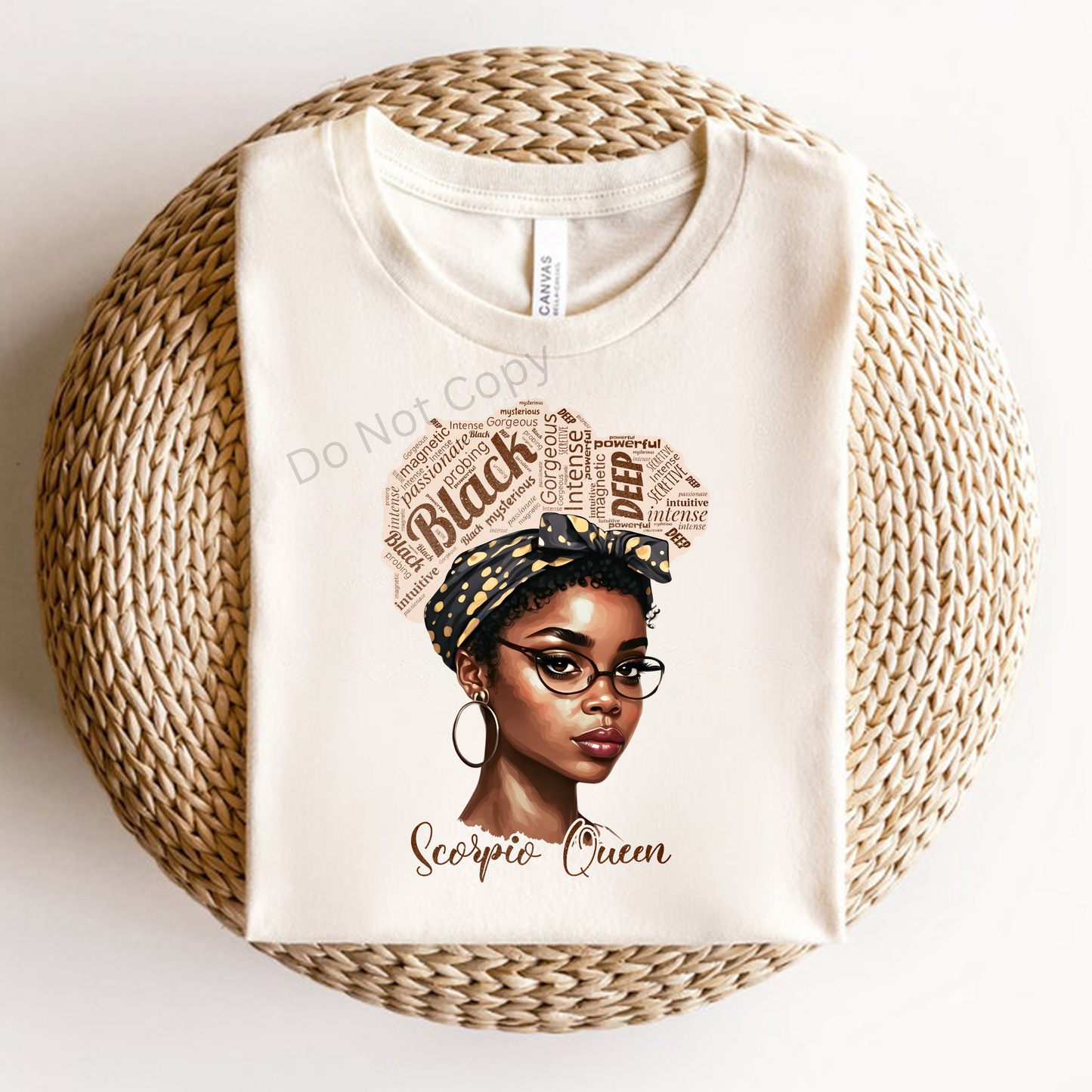 Zodiac Queen DTF Transfer ONLY -This is NOT a T Shirt
