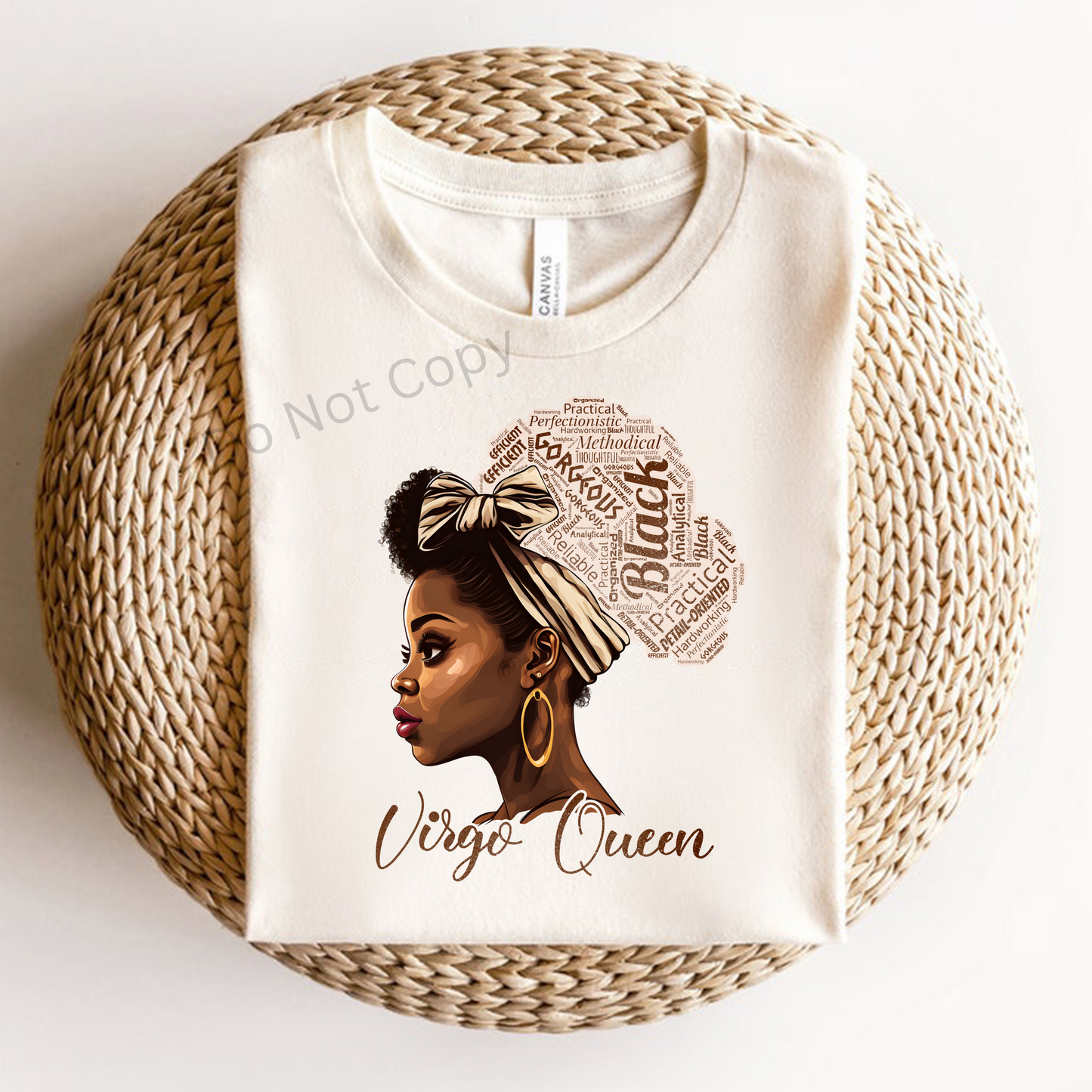 Zodiac Queen DTF Transfer ONLY -This is NOT a T Shirt