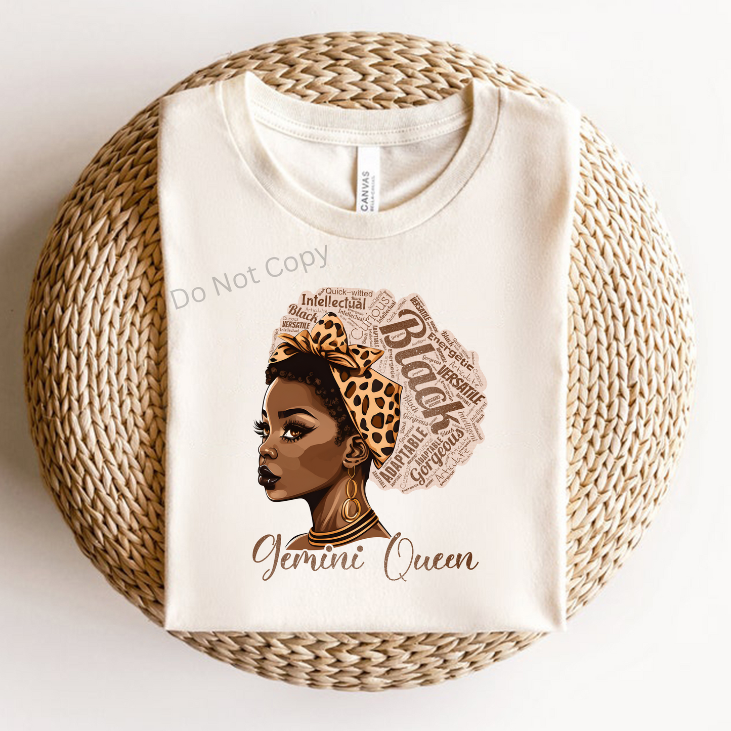 Zodiac Queen DTF Transfer ONLY -This is NOT a T Shirt