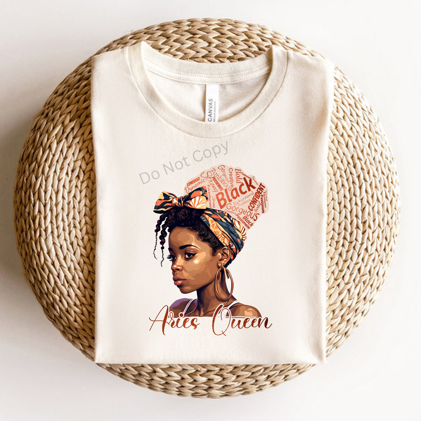 Zodiac Queen DTF Transfer ONLY -This is NOT a T Shirt