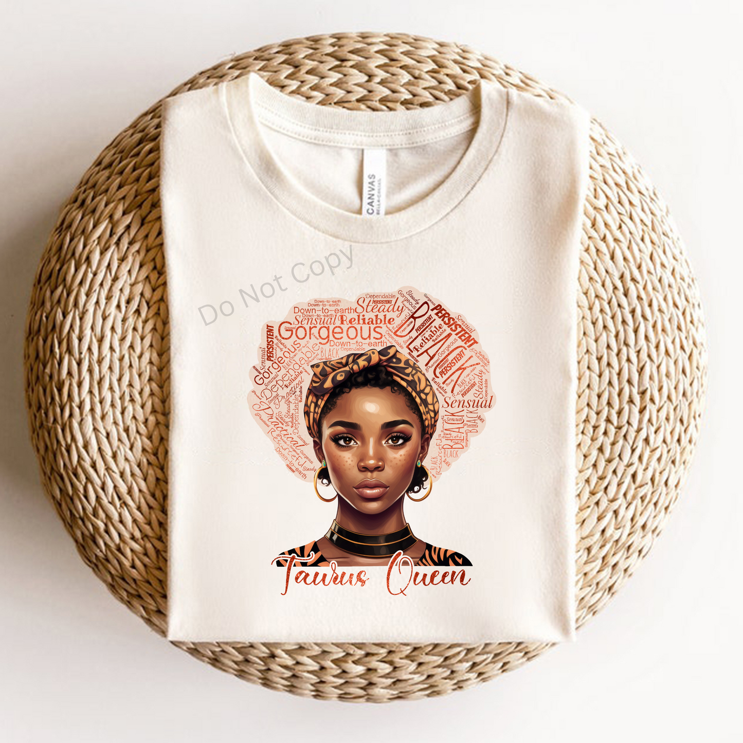 Zodiac Queen DTF Transfer ONLY -This is NOT a T Shirt