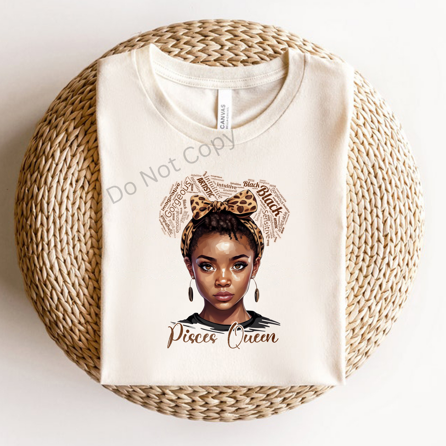 Zodiac Queen DTF Transfer ONLY -This is NOT a T Shirt