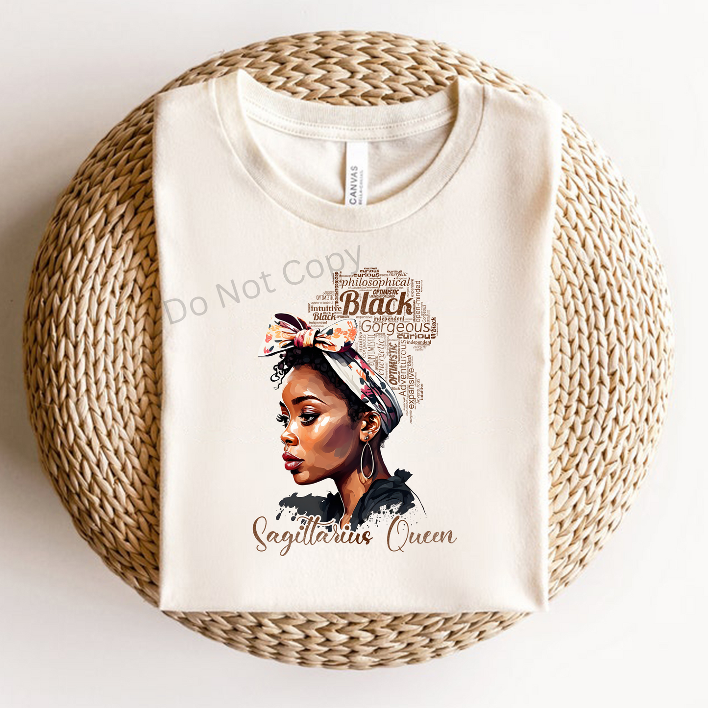 Zodiac Queen DTF Transfer ONLY -This is NOT a T Shirt