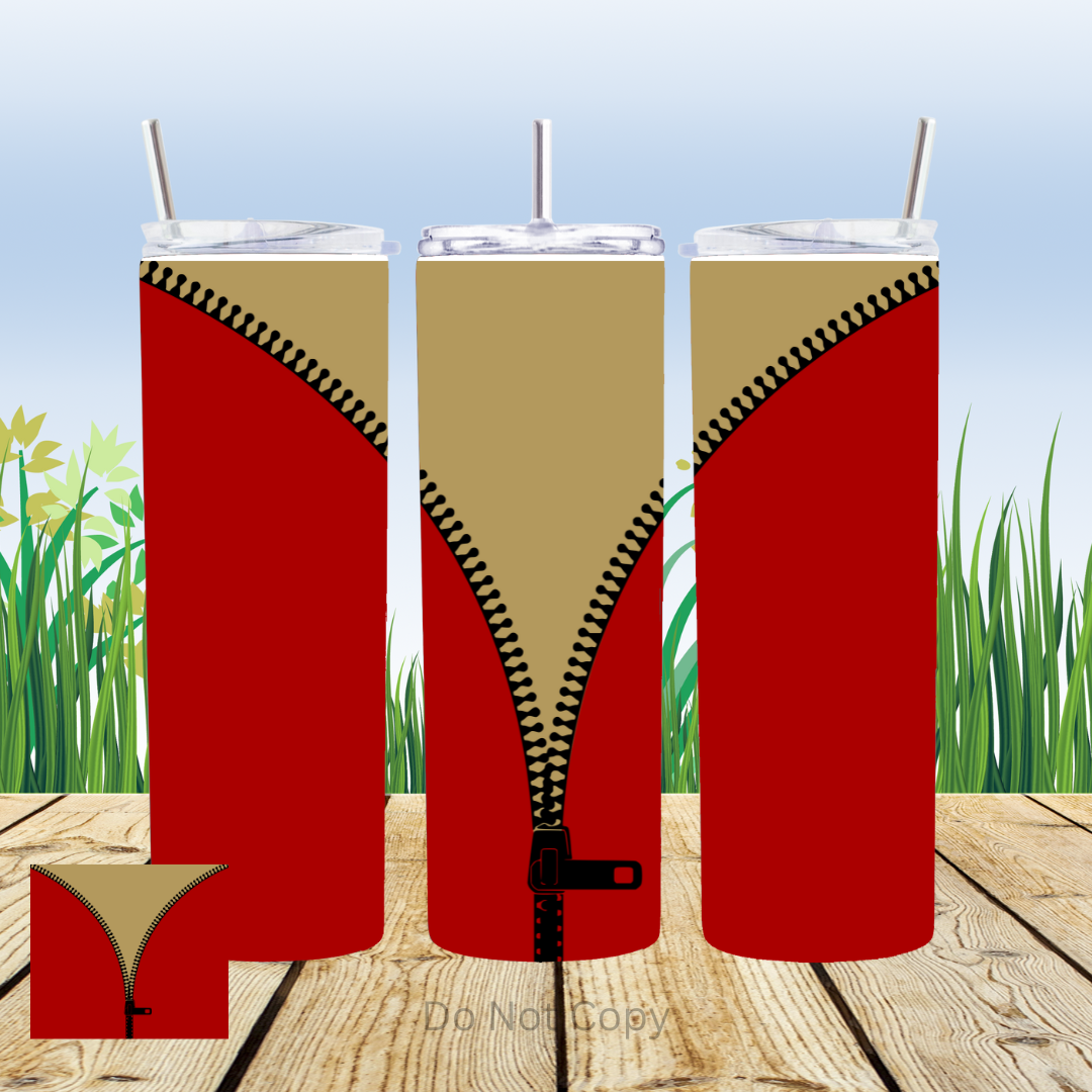Zipper 20oz Tumbler Sublimation Transfer ONLY - This is NOT a Tumbler