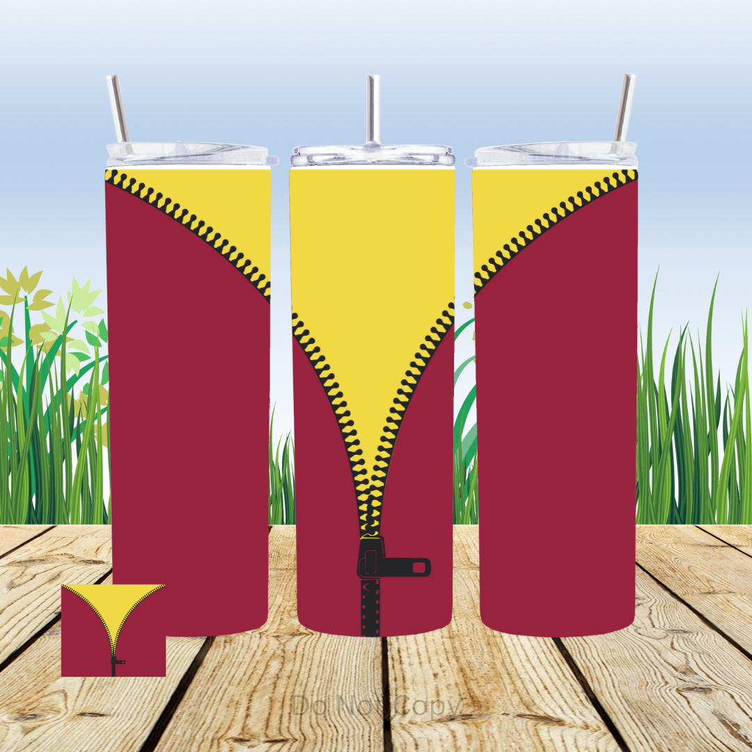 Zipper 20oz Tumbler Sublimation Transfer ONLY - This is NOT a Tumbler