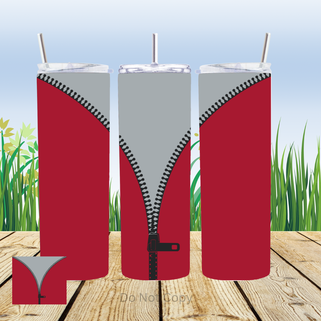Zipper 20oz Tumbler Sublimation Transfer ONLY - This is NOT a Tumbler