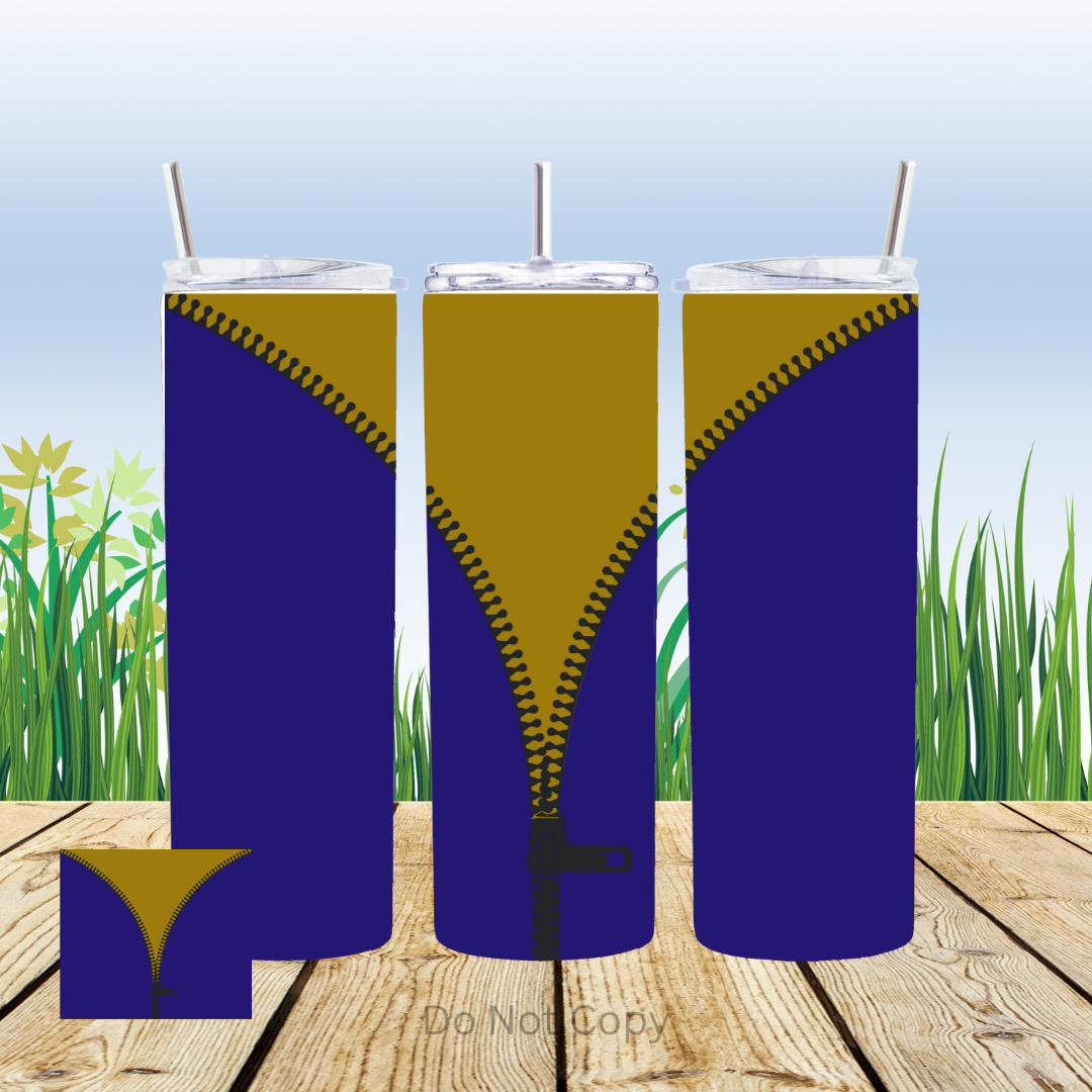Zipper 20oz Tumbler Sublimation Transfer ONLY - This is NOT a Tumbler