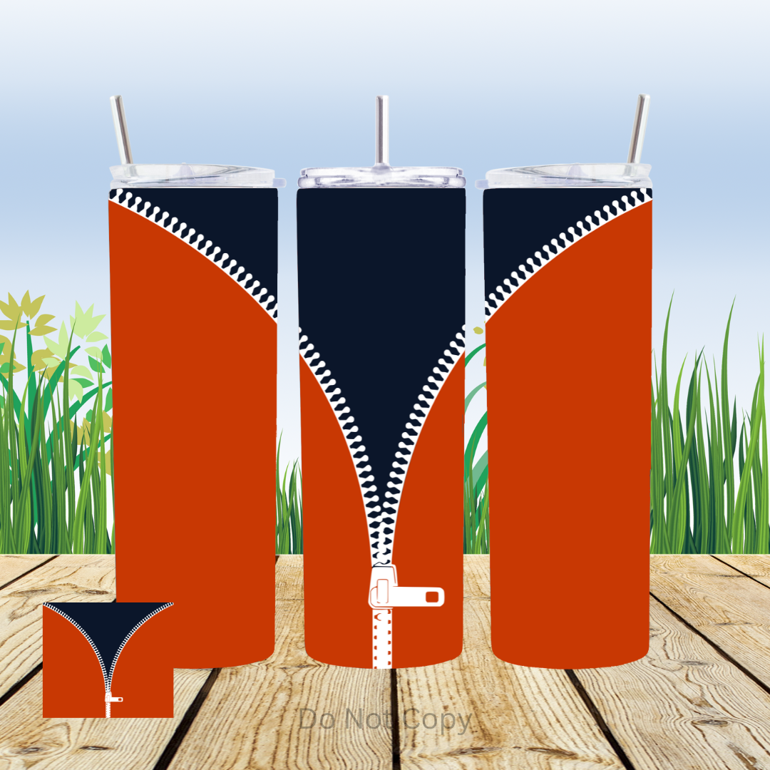 Zipper 20oz Tumbler Sublimation Transfer ONLY - This is NOT a Tumbler