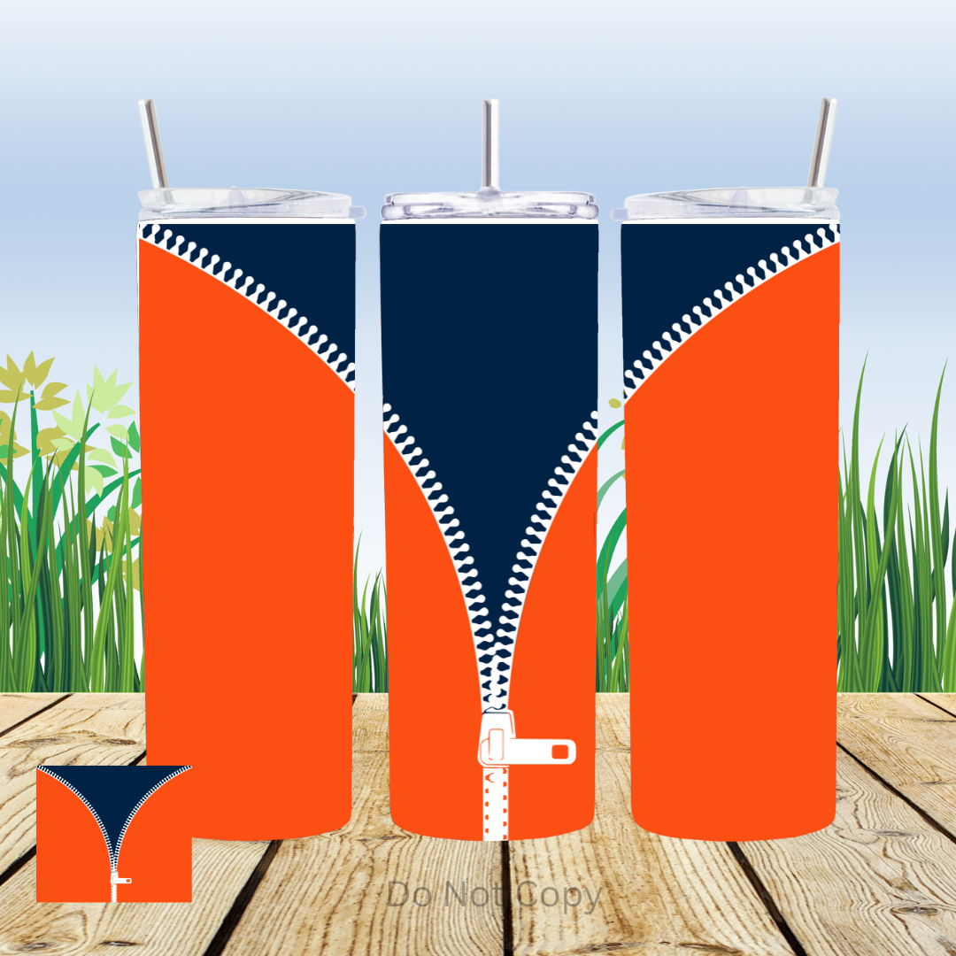 Zipper 20oz Tumbler Sublimation Transfer ONLY - This is NOT a Tumbler
