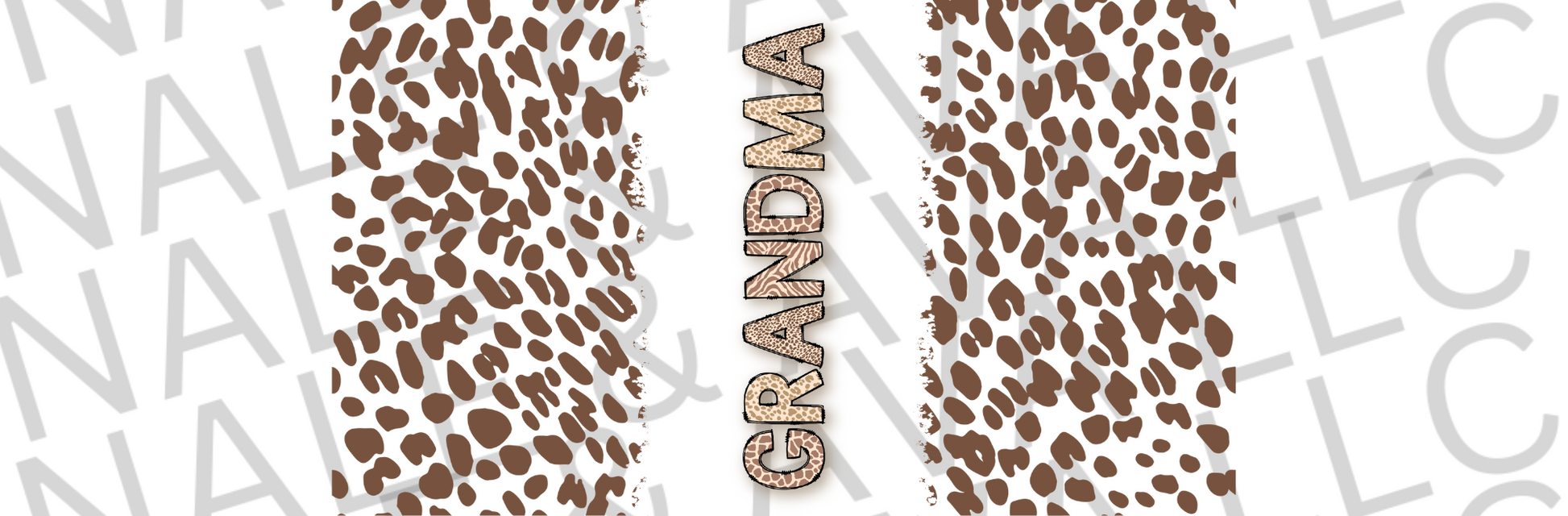 Grandma Leopard UVDTF Wrap