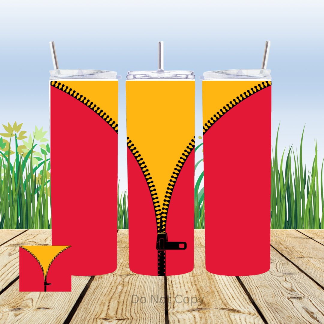 Zipper 20oz Tumbler Sublimation Transfer ONLY - This is NOT a Tumbler