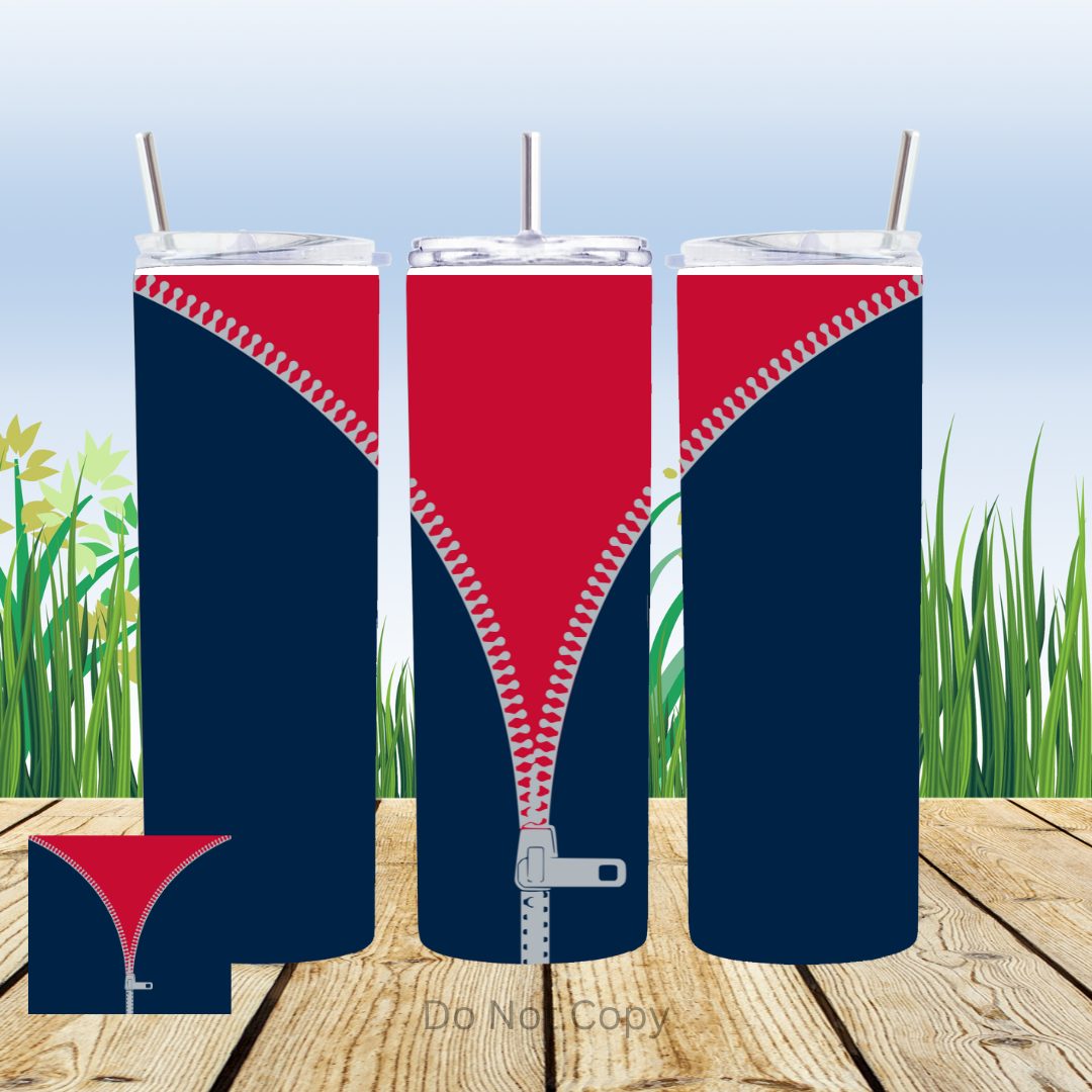 Zipper 20oz Tumbler Sublimation Transfer ONLY - This is NOT a Tumbler