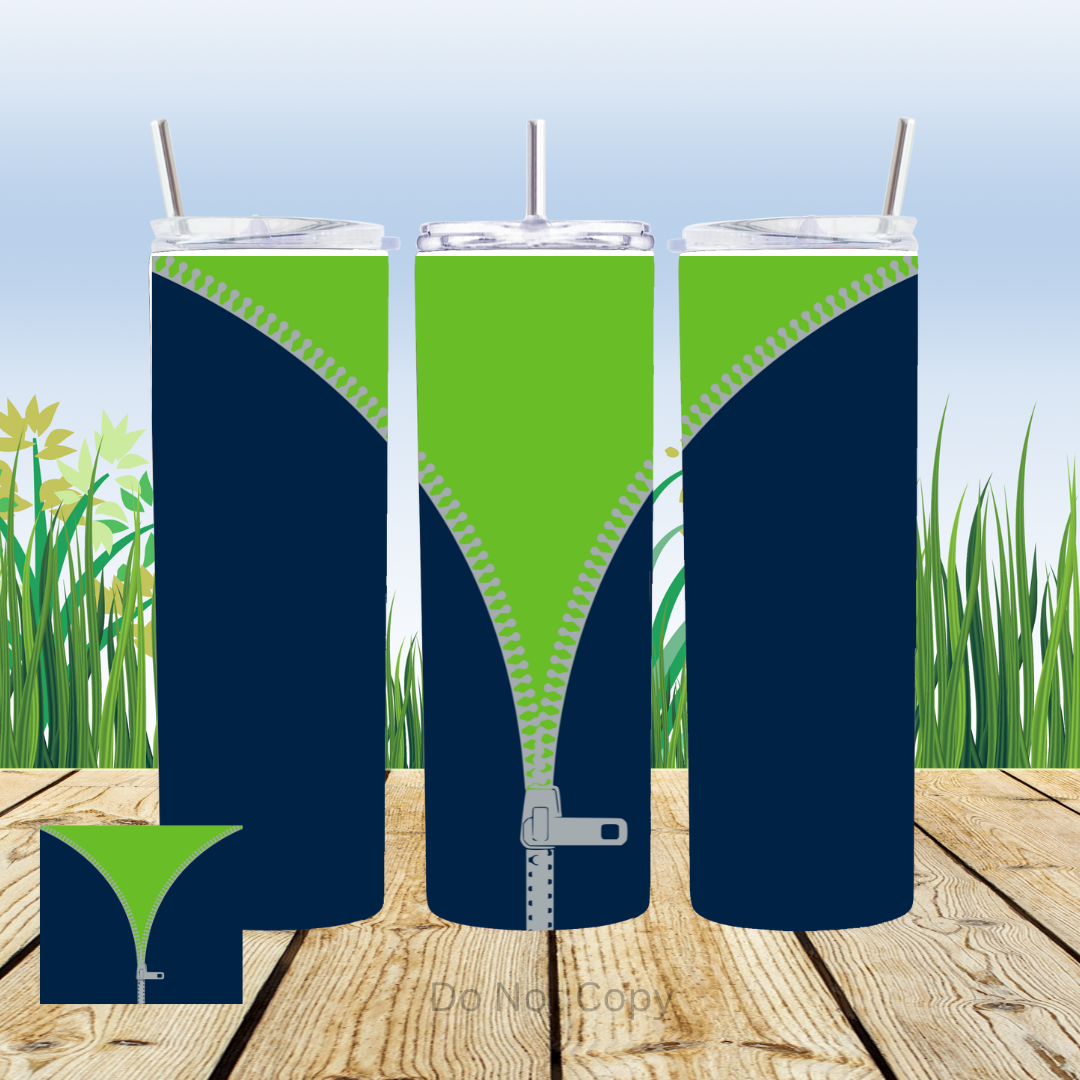Zipper 20oz Tumbler Sublimation Transfer ONLY - This is NOT a Tumbler