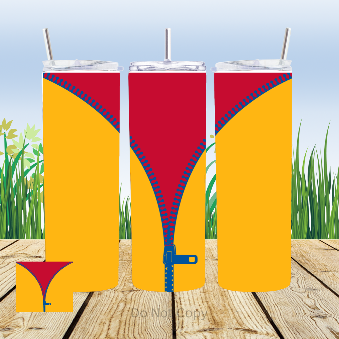 Zipper 20oz Tumbler Sublimation Transfer ONLY - This is NOT a Tumbler